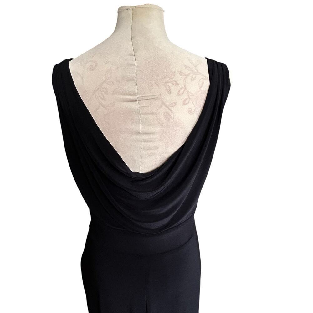 Jones New York Women’s Black Sheath Sleeveless Stretch Lined Dress Size 10 - Picture 8 of 13